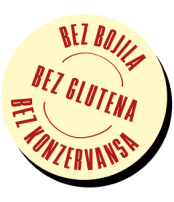 Bez bojila, bez glutena, bez konzervansa